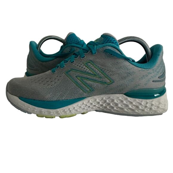 New Balance Fresh Foam X 880 Men Size 10.5 D Grey/Green Running Shoes Sneakers - Picture 3 of 8